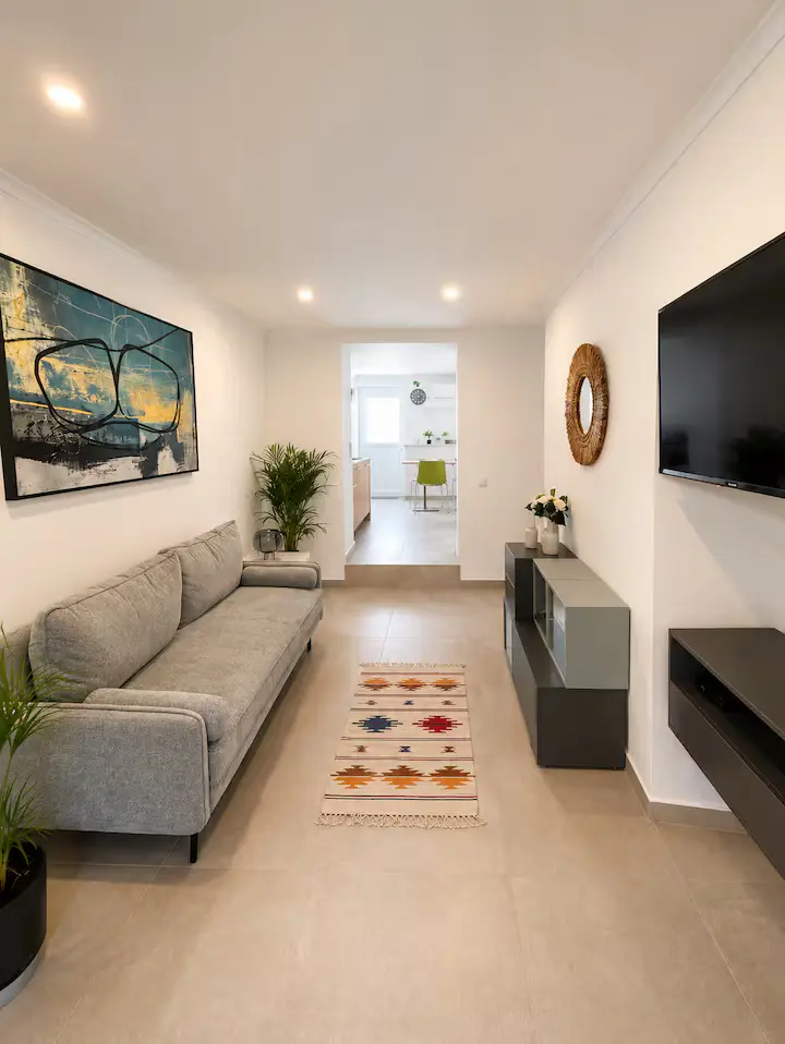 Cozinha e sala da Casa Vide